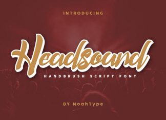 Headsound Brush Font