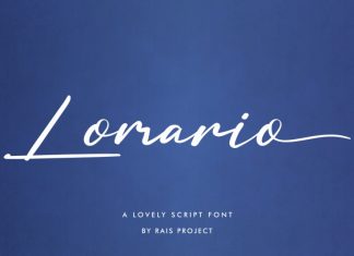 Lomario Calligraphy Font