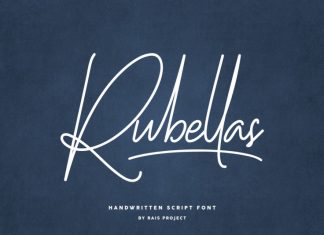 Rubellas Signature Font
