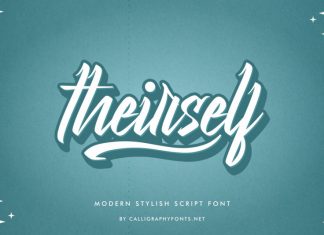 Theirself Script Font