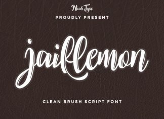 Jaillemon Brush Font