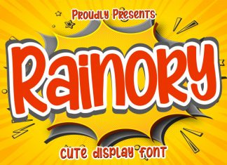 Rainory Display Font