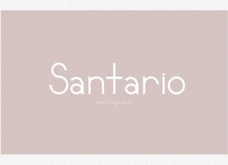 Santario Serif Font