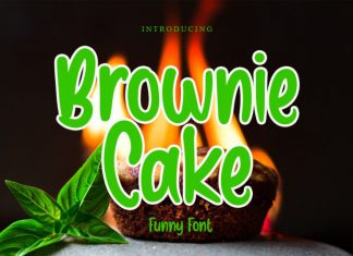 Brownie Cake Display Font