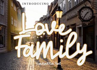 Love Family Handwritten Font