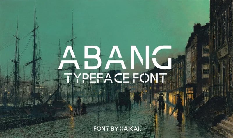 Abang Display Font