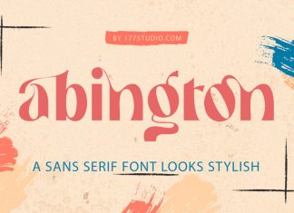 Abington - Stylish Sans Serif Font