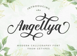 Angellya Calligraphy Font
