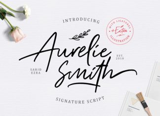 Aurelie Smith Script Font