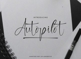 Autopilot Script Font