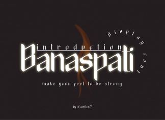 Banaspati font