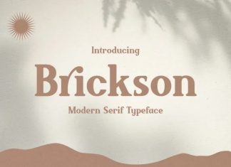 Brickson Serif Font