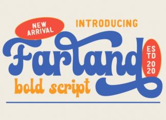 Farland Bold Script Font