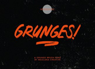 Grunges Brush Font