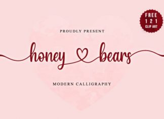 Honey Bears Calligraphy Font