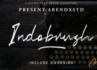 Indobrush Brush Font