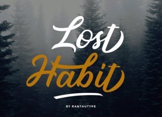 Lost Habit Calligraphy Font