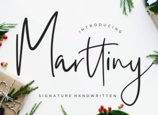 Marttiny Script Font