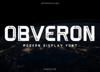Obveron Display Font