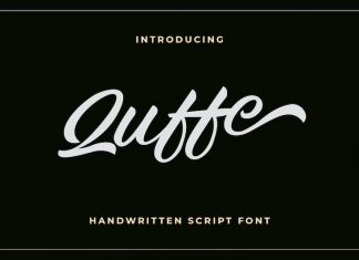 Quffe Script Font