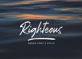 Righteous Brush Font