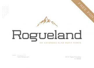 Rogueland Slab Free Font