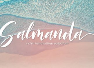 Salmanda Calligraphy Font