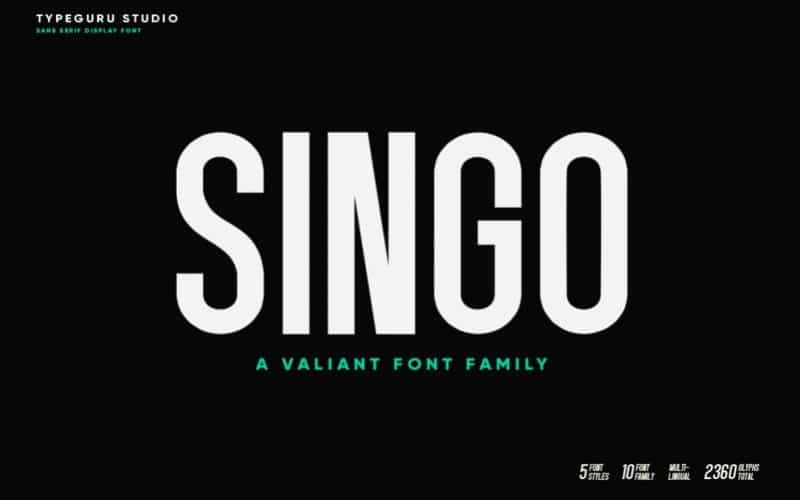 Singo Sans Serif Font - Download Free Font