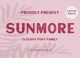 Sunmore Slant Font
