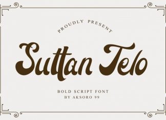Suttan Telo Script Font