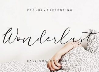 Wonderlust Calligraphy Font