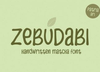 Zebudabi Display Font