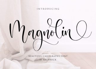 Magnolin Beautiful Calligraphy Font