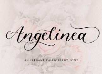 Angelinea Elegant Calligraphy Font