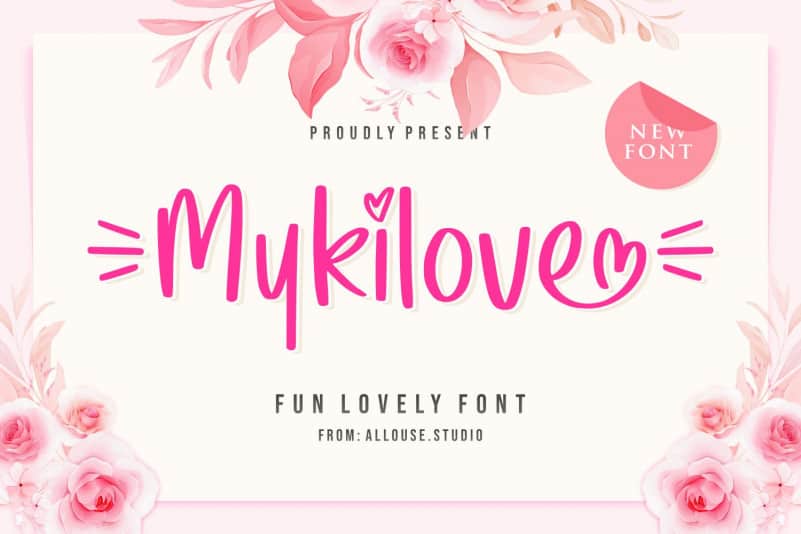 Mykilove Display Font