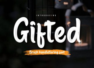 Gifted Script Font