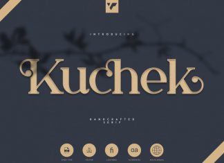 Kuchek Handcrafted Serif Font
