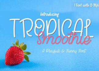 Tropical Smoothie Script Font