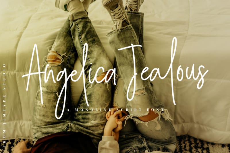 Angelica Jealous Handwritten Font