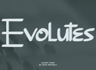 Evolutes Brush Font