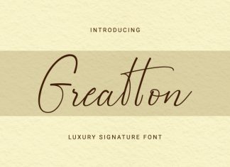 Greatton Script Font