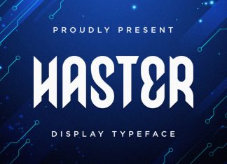 Haster Display Font