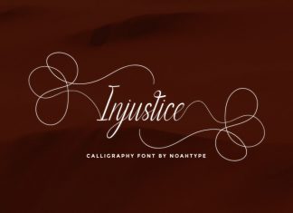 Injustice Script Font