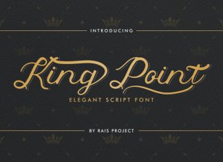 King Point Calligraphy Font