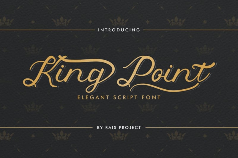 King Point Calligraphy Font