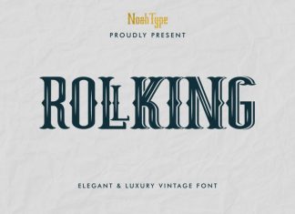 RollKing Display Font