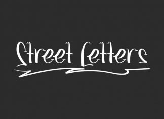 Street Letters Script Font