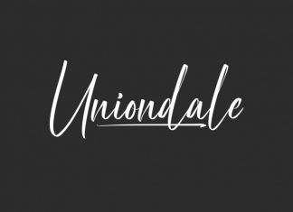 Uniondale Script Font