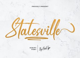 Statesville Script Font