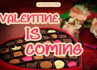 Valentine Is Coming Display Font